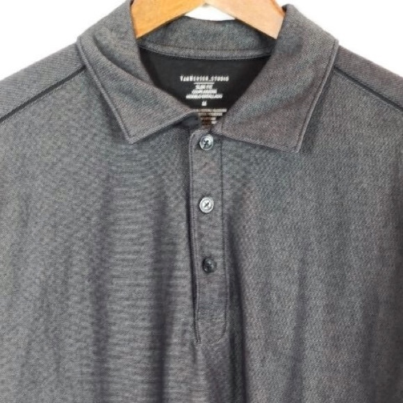 Van Heusen Studio Dress Shirt Short Sleeve Slim Fit - Picture 4 of 6